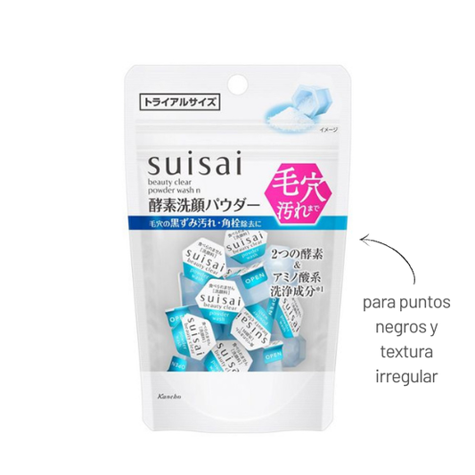 Polvo Exfoliante Suisai Beauty (15 cápsulas de 0.4 gr)