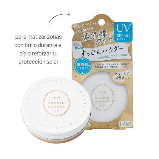 Polvo con UV Suppin Powder SPF50+ PA++++ (26g)