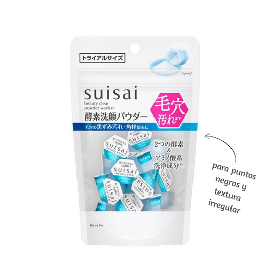 Polvo Exfoliante Suisai Beauty (15 cápsulas de 0.4 gr)