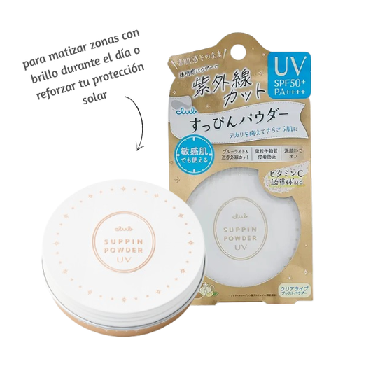 Polvo con UV Suppin Powder SPF50+ PA++++ (26g)